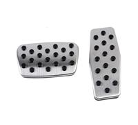 Foot Rest Pedal Cubierta Para Chevy Cruze Para Malibu Impala Para Equinox Para Blazer Kit De Cubiertas Pedal Freno Acelerador Acero Inoxidable(AT)