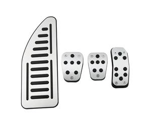 Foot Rest Pedal Cubierta Para Fiesta 2009-2013 Ecosport 2017 Accesorios Pedales De Coche Acelerador Combustible Gas Freno Pedal Apoyo Cubierta(MT with rest)