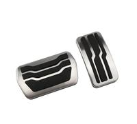 Foot Rest Pedal Cubierta Para Focus MK2 MK3 MK4 RS ST 2005-2022 Kuga Escape 2009-2020 Almohadillas Pedal Coche Acero Inoxidable Cubierta Pedales(AT 2 pcs)