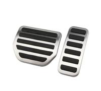 Foot Rest Pedal Cubierta Para Land Para Range Para Rover Lr3 Lr4 LHD Pedales Acero Inoxidable Acelerador Gas Automático Reposapiés Cubierta Almohadilla Pedal(AT Rest)