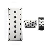 Foot Rest Pedal Cubierta Para Toyota Para Camry Para Highlander Para Land Para Cruiser Fortuner En Pedales De Coche Cubierta Pedal Apoyo Freno Gas(3Pcs AT with rest)