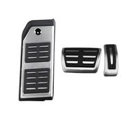 Foot Rest Pedal Cubierta Para Vw Para Touareg 2019 2020 2021 Accesorios De Coche Combustible Gas Freno Reposapiés Pedal Cubierta Placa(AT with Rest)