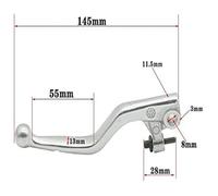 Foot Rests Para KAYO M1 M3 M5 M6 T4 K6 Para Acelerar El Sistema De Interruptor De Freno Pequeña Velocidad De Onda Embrague De Motocicleta(Small the Clutch)