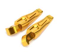 Foot Rests Para MT-09 YAMAHA MT 09 MT09 Para TRACER Para FZ09 Para FZ-09 FJ09 Reposapiés Pasajero Trasero Motocicleta Clavijas Pie Pedales Traseros(Oro)