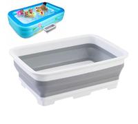 Foot Rinse Tub for Pool Folding - Feet Cleaning Bucket Foot Wash Soaking