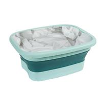 Foot Soak Basin, Compact Spa Tray, Relaxation Foot Tub, Foldable Foot Bath, Kids Spa Tray, Foot Massage Tub, Pool Entry Tray for Women, Kid, Men, Senior Pool Entry Pool Accessories