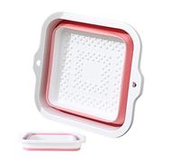 Foot Soaking Tub - Foot Wash Basin | Foldable Large Size Anti-Slip Basin | 168 Massage Convex Points, Portable, for Home Poolside Car Cleaning Elderly Men Women, Unfolded 42x38x17cm
