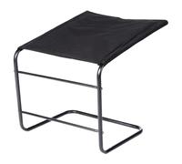 Foot Stool, Under Desk Ottoman, Widened Soft Cushion Support Transpirable Seat, Anti-Rust Frame with Compact Design, Leg Rest for Couch Entryway Bedroom Living Room, 1600 g