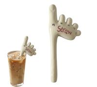 Foot Straw - 17x8cm Ceramic Handmade Reusable Drinking Tea Whiskey Beer, Novelty Funny Shape Eco Friendly Drinking Tea Whiskey Beer | Perfect for