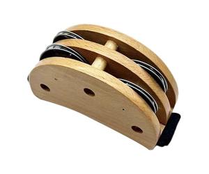 Foot Tambourine, Portable Foot Percussion, Musical Instrument for Feet, Elastic Strap Tambourine, Foot Drum Set, Percussion Shakers, Extra Rhythm Sounds, Lightweight Tambourine,