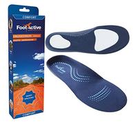 FootActive Comodidad: plantillas ortopédicas y biomecánicas - Soporte perfecto para talones, pies, rodillas y espalda, especialmente para el dolor de pies, azul, 35 - 38 (XS)