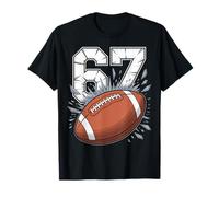 Football 67 Days of School Funny Sports Student Humor Camiseta