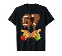 Football 67 Six Seven Gen Alpha Funny Meme Drip Camiseta