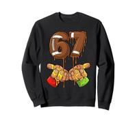 Football 67 Six Seven Gen Alpha Funny Meme Drip Sudadera