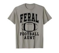 Football Aunt,Loud Proud Cheer Auntie Feral Football Aunt Camiseta