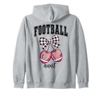Football Aunt,Loud Proud Football Cheer Aunt Football Auntie Sudadera con Capucha