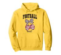 Football Aunt,Loud Proud Football Cheer Aunt Football Auntie Sudadera con Capucha
