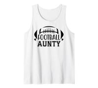 Football Auntie Loud and Proud Football Aunt Cheer Aunty Camiseta sin Mangas