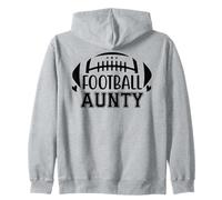 Football Auntie Loud and Proud Football Aunt Cheer Aunty Sudadera con Capucha