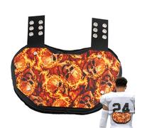 Football Back Plate For Lower Back Protection | EVA, 30x17x2cm, 186g | Spine Guard For Adult & Youth Players | Padding Fùor Football, Rugby & Contact Sports Equipment