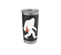 Football Ball Yeti - Bigfoot Sasquatch Funny Vaso térmico de acero inoxidable de doble pared