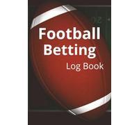 Football Betting Log Book: Track & Analyze Your NFL, College, & Sports Bets for Smarter Decisions & Easy Tax Prep | 6" x 9" Easy to Carry or Hide