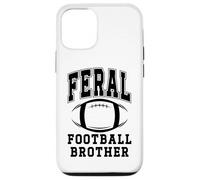 Football Brother Feral Football Big Little Bro Greatest Fan Carcasa para iPhone 12/12 Pro