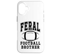 Football Brother Feral Football Big Little Bro Greatest Fan Carcasa para iPhone 16 Plus