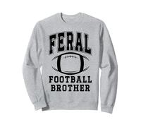 Football Brother Feral Football Big Little Bro Greatest Fan Sudadera