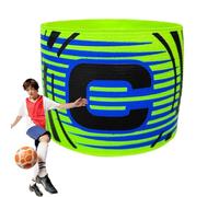 Football Captain Band - Correa elástica para brazo | Equipo de entrenamiento ajustable para jóvenes para deportes de equipo de baloncesto, hockey, rugby, símbolo de liderazgo para, util