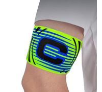 Football Captain Band - Nylon 33x7cm | Elastic Adjustable C Armband For Kids, Soccer Football Arm | Basketball Hockey Rugby Team Sports Captain For Training Matches Game Use