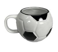 Football Čeramic Mug, Spörts Theme Embossêd Large Capacity Mûg, 3D Raised Football Design Drinking Cup For Office Home, Ğift Water Bottle For Sports Fans, Đurãble Ceramic, 1 Piece