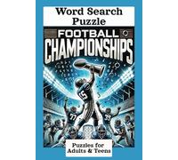 Football Championship Word Search Puzzle Book:: Football Word Search Puzzle Book | Word Search for Sports Lovers | 6x9 inches, 110 pages | 50+ Puzzles … Gift for Vacations, Holidays, and Free Time