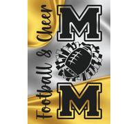Football & Cheer Mom: Blank 120 Page Lined Journal/Notebook/Poetry/Lyric Book