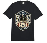 Football Collection Kick Off The Weekend Soccer Club Comfort Colors Adult Heavyweight T-Shirt