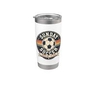 Football Collection Sunday Soccer Social Club Vaso térmico de acero inoxidable de doble pared
