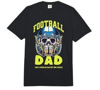 Football Dad como un papá Normal Pero Mucho más Genial Comfort Colors Adult Heavyweight T-Shirt
