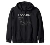 Football Definition The Greatest Team Sport Ever Foot Baller Sudadera con Capucha
