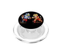 Football Eagle vs Cheetah Mascot Sports Graphic PopSockets PopGrip para MagSafe