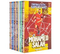 Football Elite Superstars 12 Books Box Set: (Ronaldo, Messi, Salah, Harry Kane, Lamine Yamal, Kevin De Bryune, Kobbie Mainoo, Jack Grealish, Simmons, Wirtz, Palmer, Saliba)