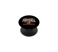 Football Faith Family Football American Flag Sports Player PopSockets PopGrip Adhesivo