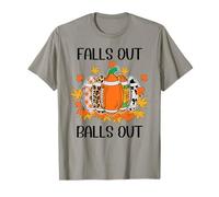 Football Falls out Balls out Tis The Season Fall Football Camiseta