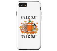 Football Falls out Balls out Tis The Season Fall Football Carcasa para iPhone SE (2020) / 7/8