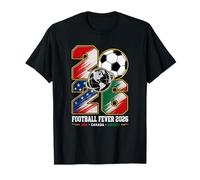 Football Fever 2026 Entusiasmo Mundial del fútbol Fans United Camiseta