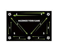 Football Footstep Training Mat, Football Mat Training 2024 New Ball Control Football Training Accessories Football Mat Football Step Training Mat Non-Slip Football Mat For All Ages To Improve Speed