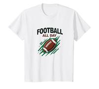 Football Forever NA NK Gridiron Passion Camiseta, Niños, Blanco, 6 años