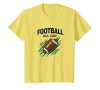 Football Forever NA NK Gridiron Passion Camiseta, Niños, Limón, 6 años