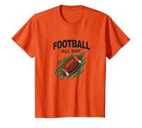 Football Forever NA NK Gridiron Passion Camiseta, Niños, Naranja, 6 años