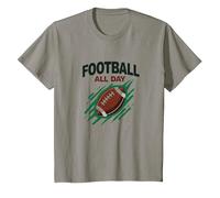 Football Forever NA NK Gridiron Passion Camiseta, Niños, Pizarra, 6 años