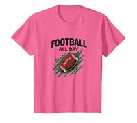 Football Forever NA NK Gridiron Passion Camiseta, Niños, Rosa Jaspeado, 6 años